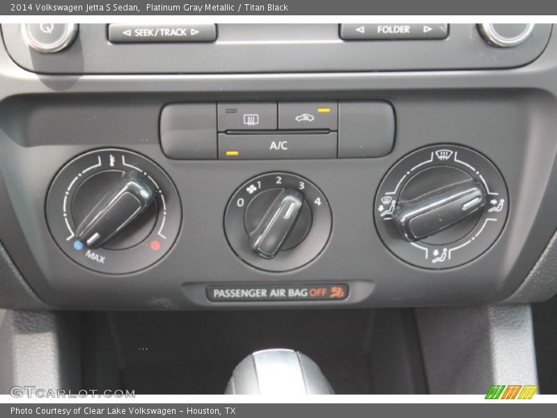 Platinum Gray Metallic / Titan Black 2014 Volkswagen Jetta S Sedan