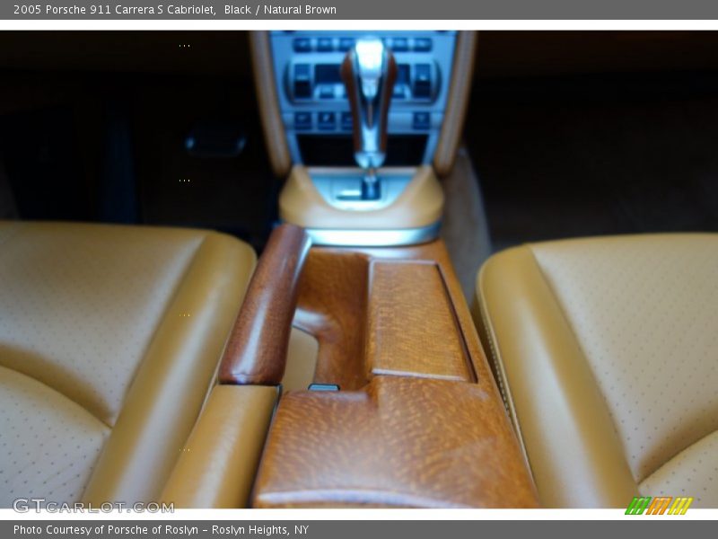 Black / Natural Brown 2005 Porsche 911 Carrera S Cabriolet