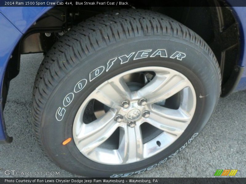 Blue Streak Pearl Coat / Black 2014 Ram 1500 Sport Crew Cab 4x4