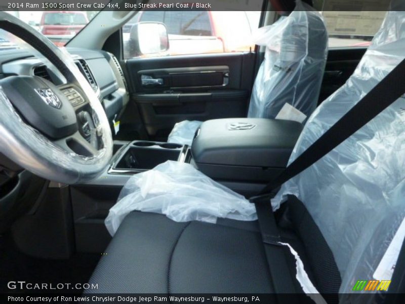 Blue Streak Pearl Coat / Black 2014 Ram 1500 Sport Crew Cab 4x4