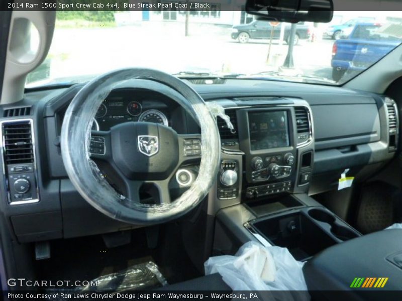 Blue Streak Pearl Coat / Black 2014 Ram 1500 Sport Crew Cab 4x4