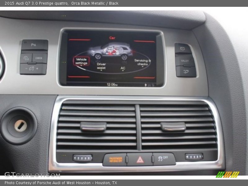 Orca Black Metallic / Black 2015 Audi Q7 3.0 Prestige quattro