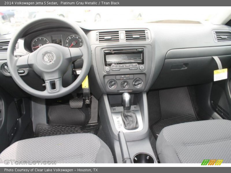 Platinum Gray Metallic / Titan Black 2014 Volkswagen Jetta S Sedan