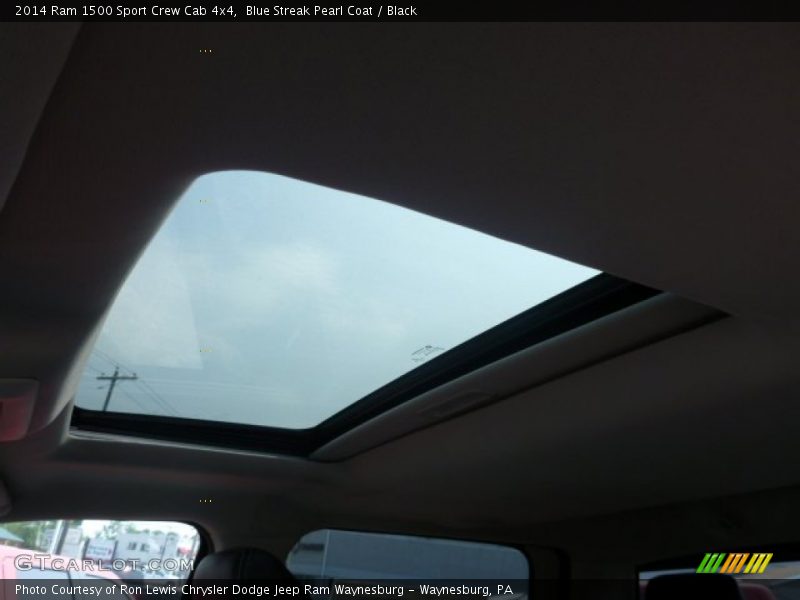 Blue Streak Pearl Coat / Black 2014 Ram 1500 Sport Crew Cab 4x4