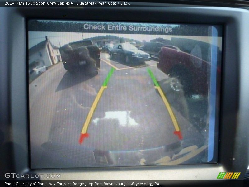 Blue Streak Pearl Coat / Black 2014 Ram 1500 Sport Crew Cab 4x4