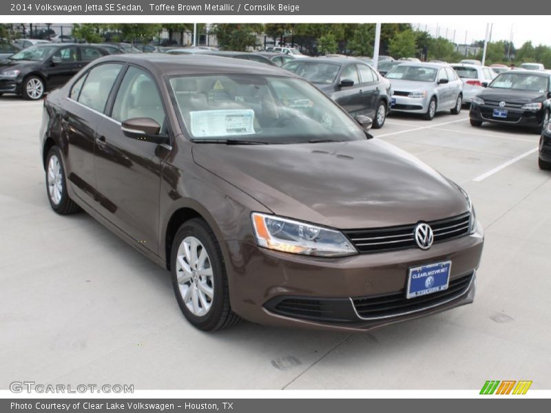 Toffee Brown Metallic / Cornsilk Beige 2014 Volkswagen Jetta SE Sedan