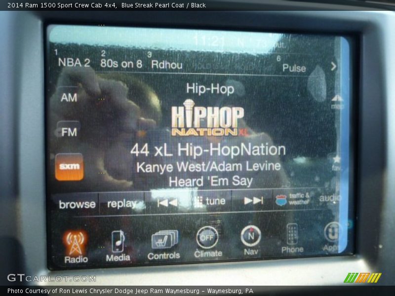 Blue Streak Pearl Coat / Black 2014 Ram 1500 Sport Crew Cab 4x4