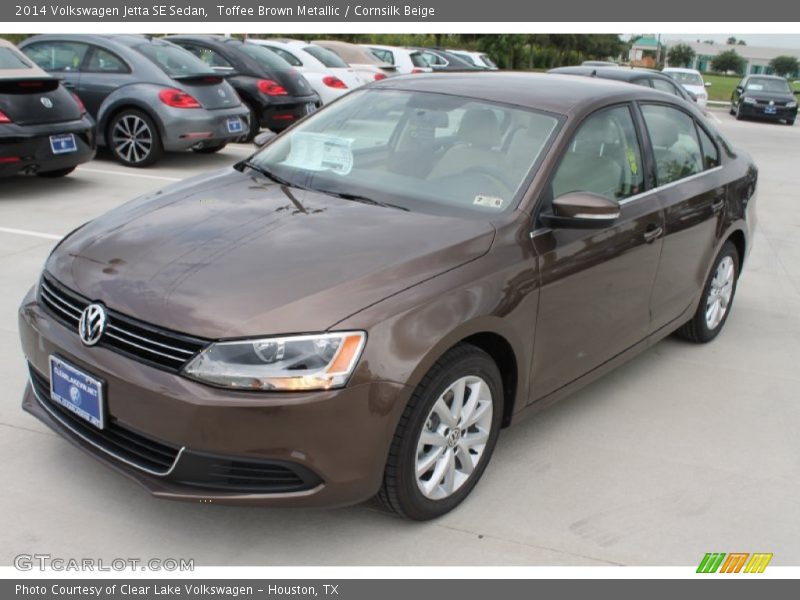 Toffee Brown Metallic / Cornsilk Beige 2014 Volkswagen Jetta SE Sedan