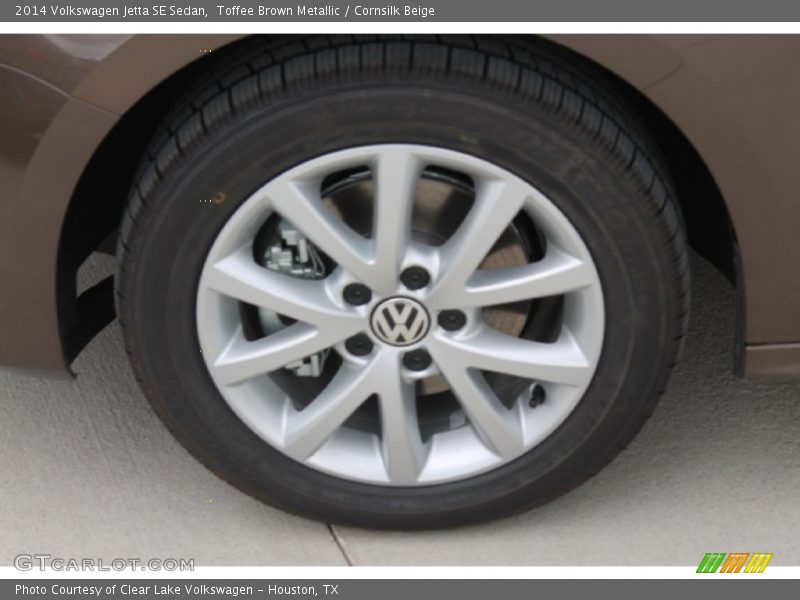Toffee Brown Metallic / Cornsilk Beige 2014 Volkswagen Jetta SE Sedan
