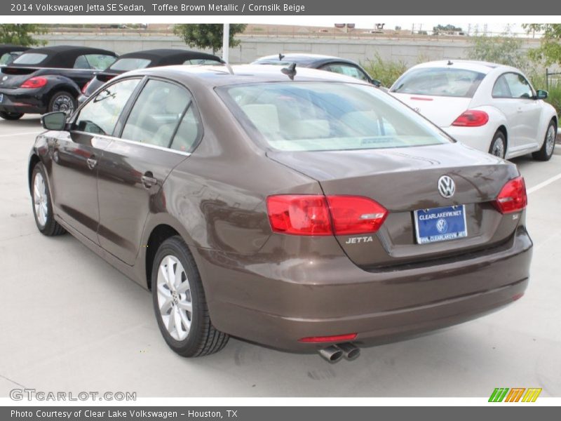 Toffee Brown Metallic / Cornsilk Beige 2014 Volkswagen Jetta SE Sedan