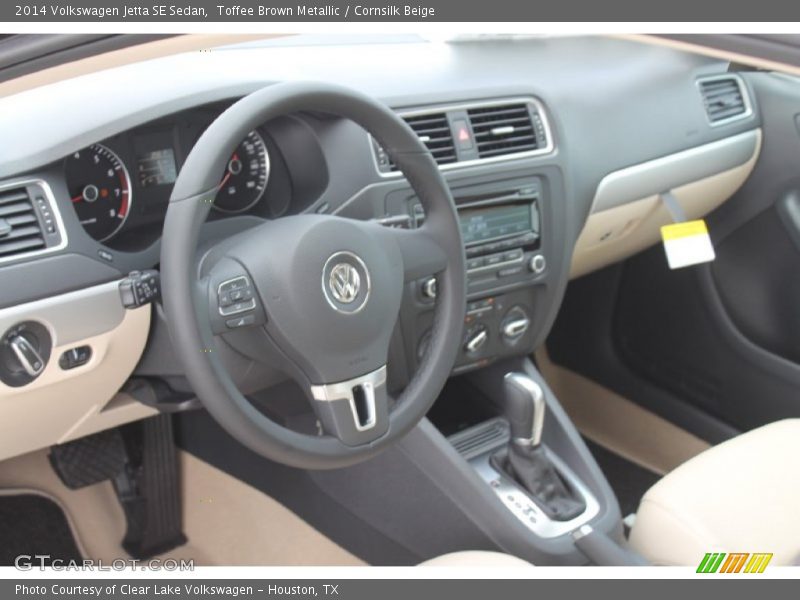 Toffee Brown Metallic / Cornsilk Beige 2014 Volkswagen Jetta SE Sedan