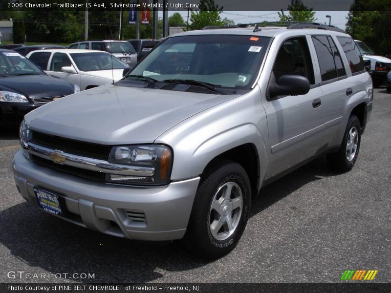 Silverstone Metallic / Light Gray 2006 Chevrolet TrailBlazer LS 4x4