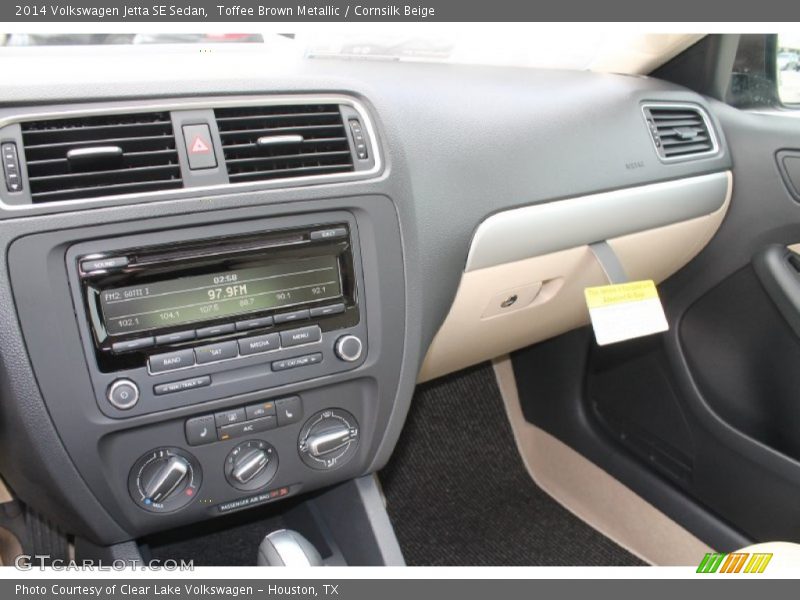 Toffee Brown Metallic / Cornsilk Beige 2014 Volkswagen Jetta SE Sedan