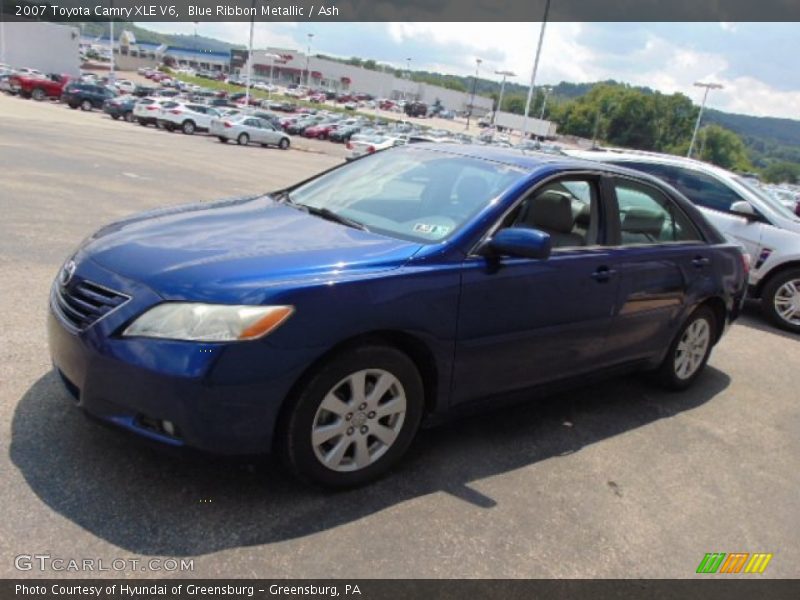 Blue Ribbon Metallic / Ash 2007 Toyota Camry XLE V6