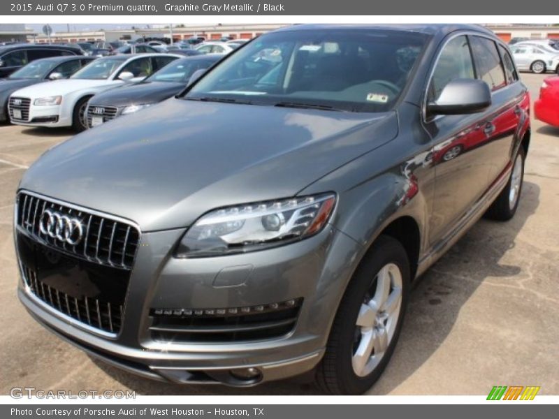 Graphite Gray Metallic / Black 2015 Audi Q7 3.0 Premium quattro