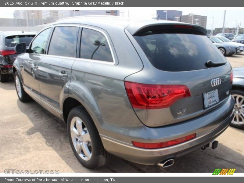 Graphite Gray Metallic / Black 2015 Audi Q7 3.0 Premium quattro