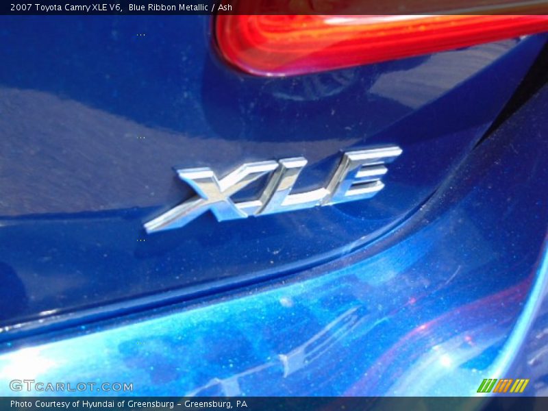 Blue Ribbon Metallic / Ash 2007 Toyota Camry XLE V6
