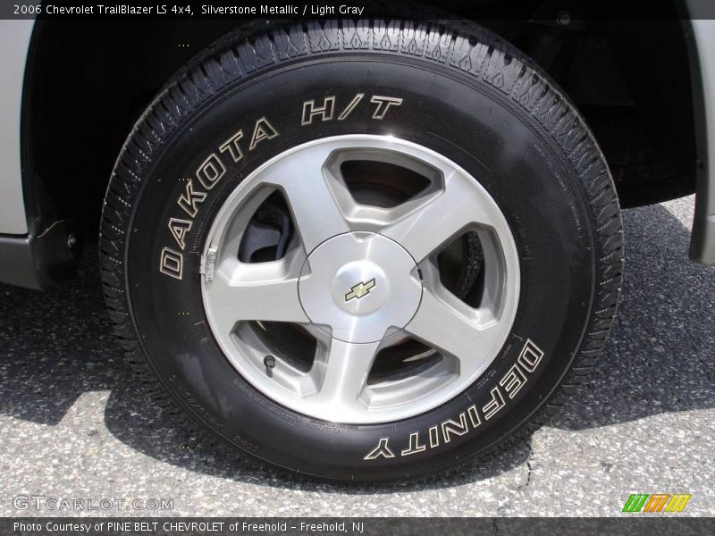Silverstone Metallic / Light Gray 2006 Chevrolet TrailBlazer LS 4x4