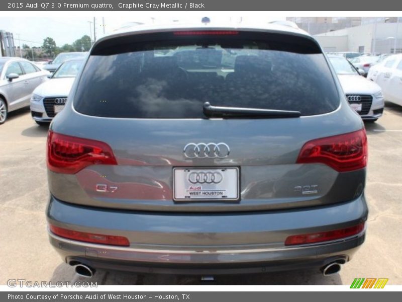 Graphite Gray Metallic / Black 2015 Audi Q7 3.0 Premium quattro