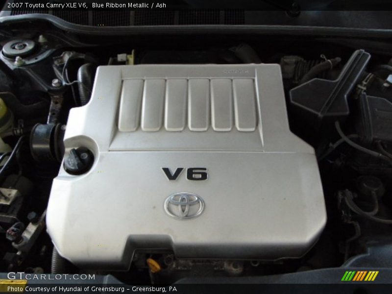 Blue Ribbon Metallic / Ash 2007 Toyota Camry XLE V6