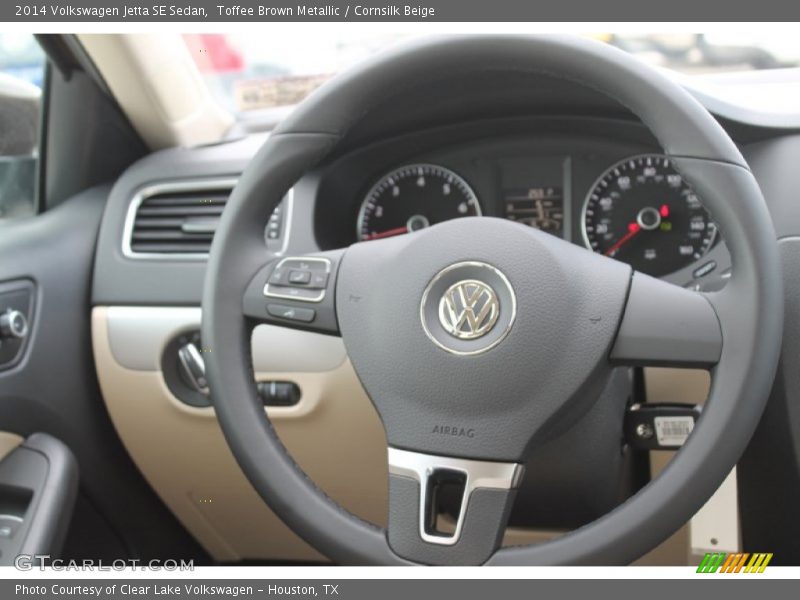 Toffee Brown Metallic / Cornsilk Beige 2014 Volkswagen Jetta SE Sedan