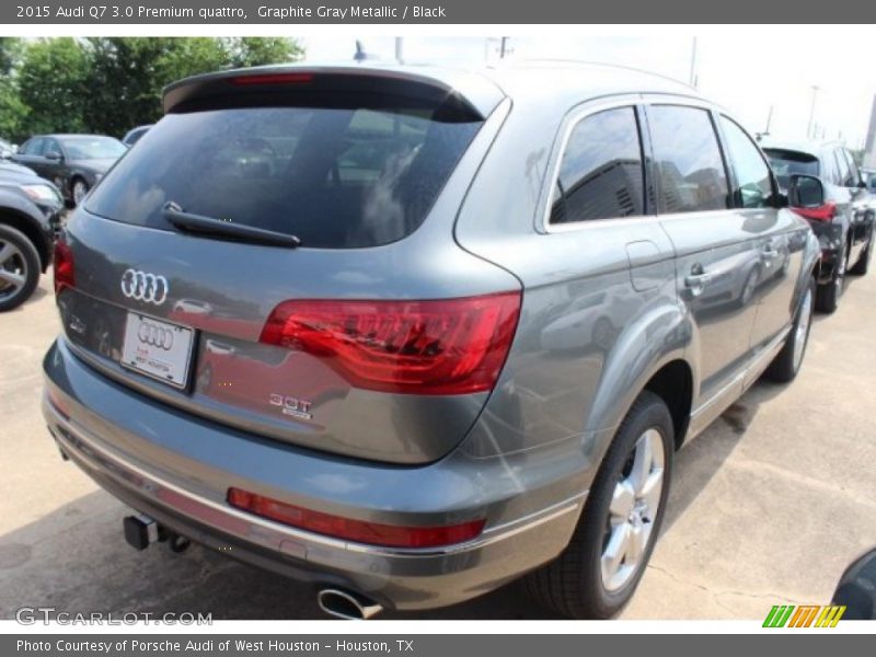 Graphite Gray Metallic / Black 2015 Audi Q7 3.0 Premium quattro