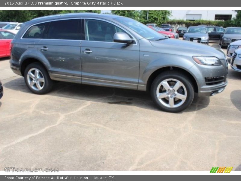 Graphite Gray Metallic / Black 2015 Audi Q7 3.0 Premium quattro