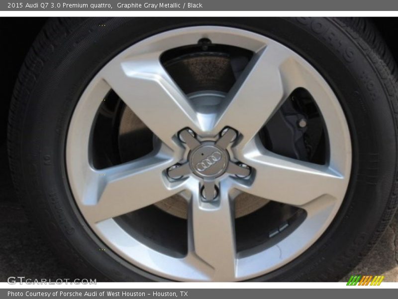 Graphite Gray Metallic / Black 2015 Audi Q7 3.0 Premium quattro