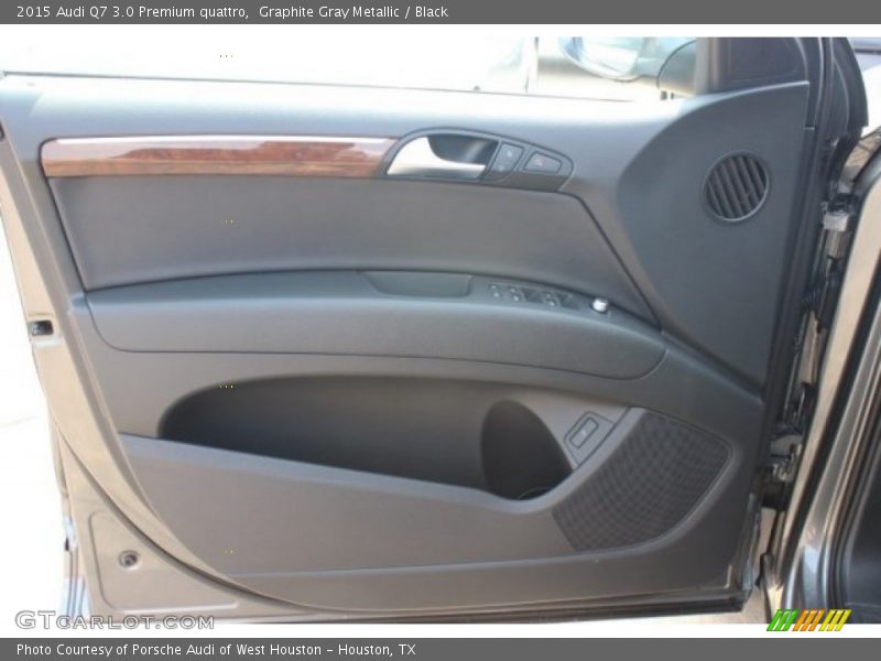 Graphite Gray Metallic / Black 2015 Audi Q7 3.0 Premium quattro