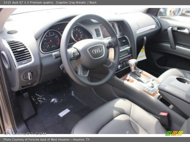 Graphite Gray Metallic / Black 2015 Audi Q7 3.0 Premium quattro