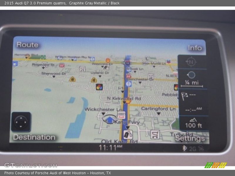 Graphite Gray Metallic / Black 2015 Audi Q7 3.0 Premium quattro