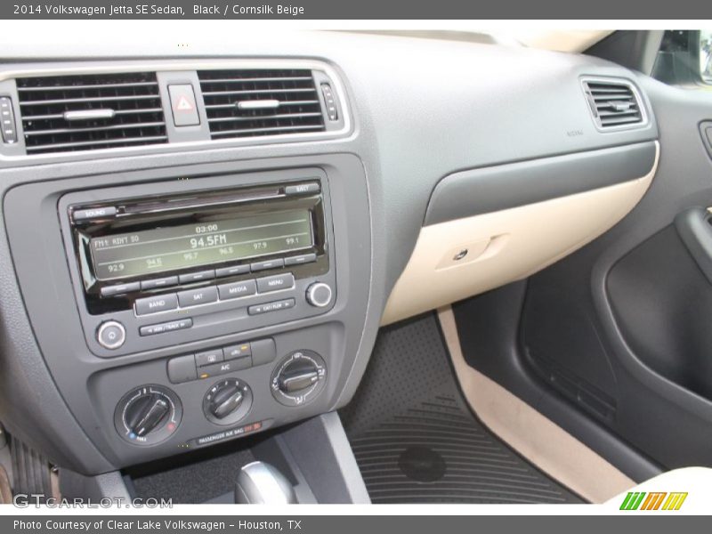 Black / Cornsilk Beige 2014 Volkswagen Jetta SE Sedan