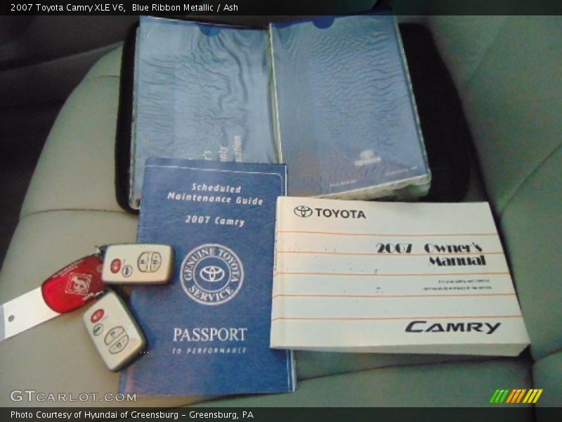Blue Ribbon Metallic / Ash 2007 Toyota Camry XLE V6