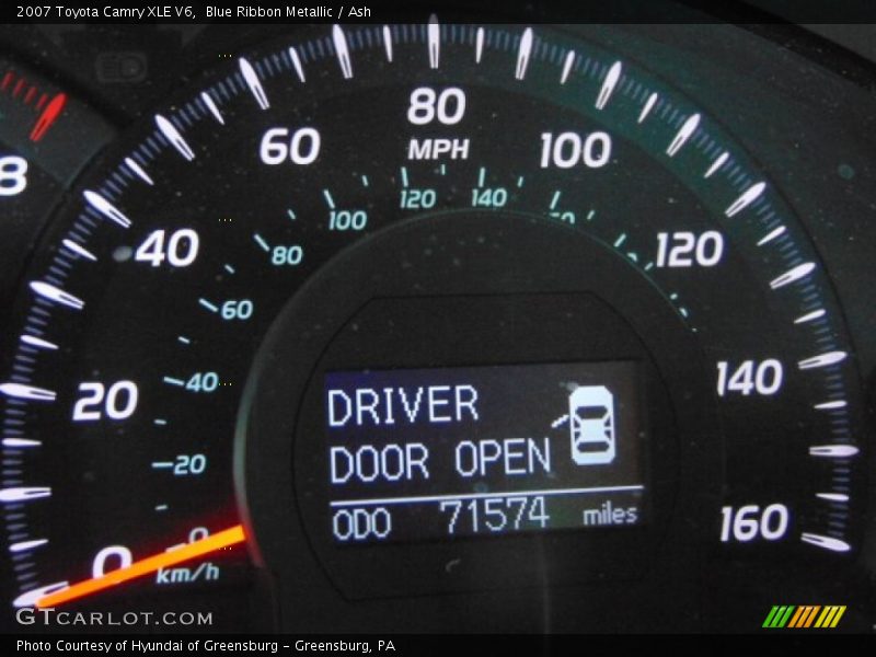 Blue Ribbon Metallic / Ash 2007 Toyota Camry XLE V6