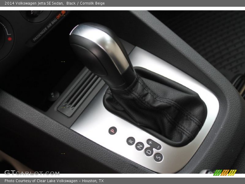 Black / Cornsilk Beige 2014 Volkswagen Jetta SE Sedan