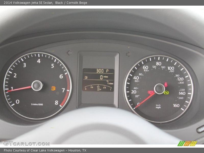 Black / Cornsilk Beige 2014 Volkswagen Jetta SE Sedan