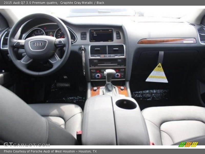 Graphite Gray Metallic / Black 2015 Audi Q7 3.0 Premium quattro