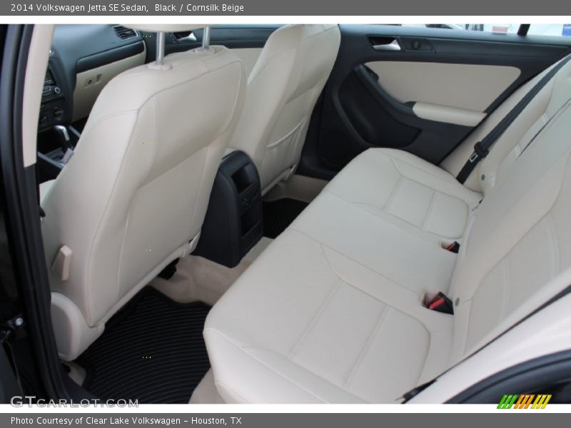 Black / Cornsilk Beige 2014 Volkswagen Jetta SE Sedan