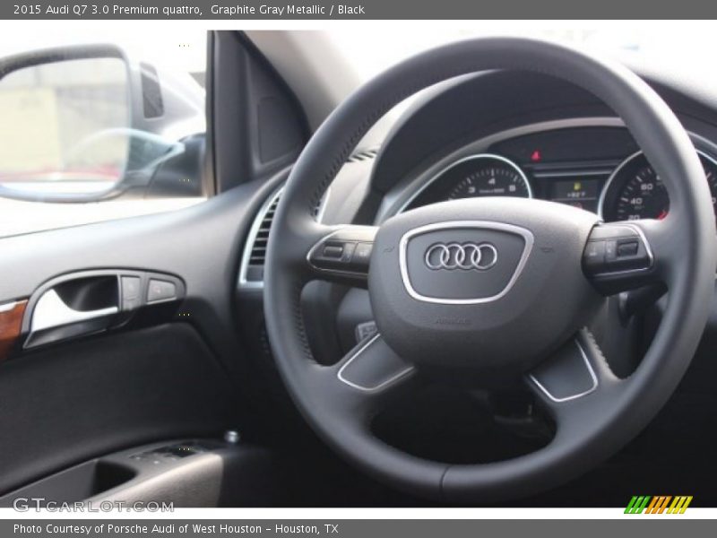 Graphite Gray Metallic / Black 2015 Audi Q7 3.0 Premium quattro