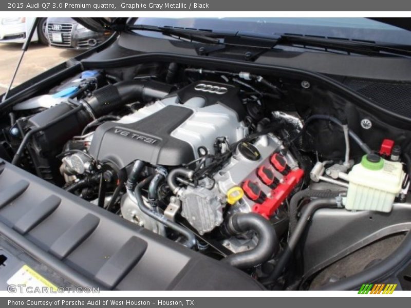 Graphite Gray Metallic / Black 2015 Audi Q7 3.0 Premium quattro