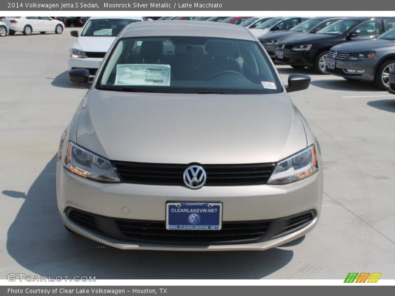 Moonrock Silver Metallic / Latte Macchiato 2014 Volkswagen Jetta S Sedan