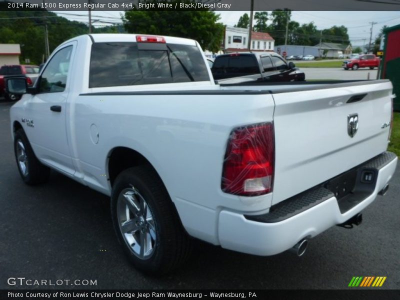 Bright White / Black/Diesel Gray 2014 Ram 1500 Express Regular Cab 4x4