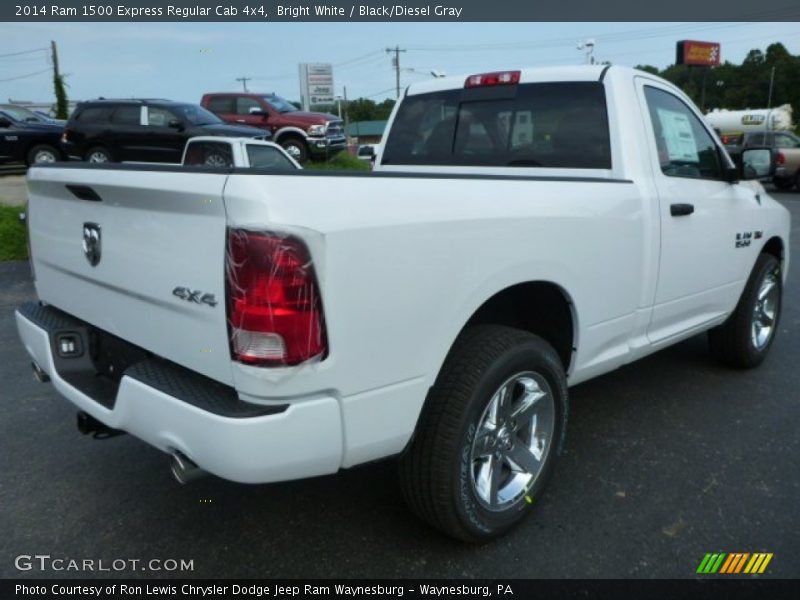 Bright White / Black/Diesel Gray 2014 Ram 1500 Express Regular Cab 4x4