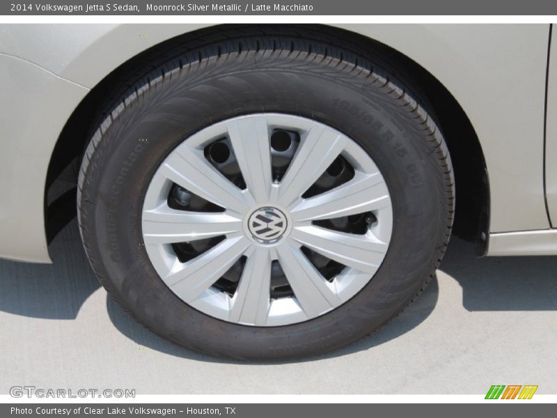 Moonrock Silver Metallic / Latte Macchiato 2014 Volkswagen Jetta S Sedan