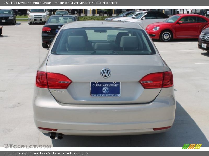 Moonrock Silver Metallic / Latte Macchiato 2014 Volkswagen Jetta S Sedan