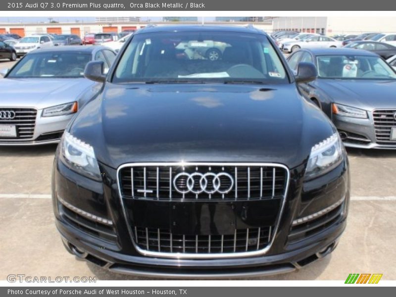 Orca Black Metallic / Black 2015 Audi Q7 3.0 Premium Plus quattro