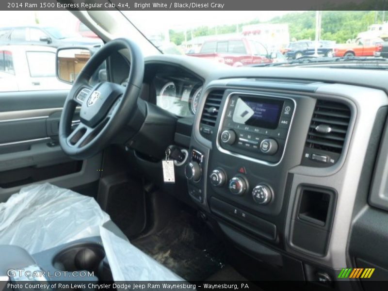 Bright White / Black/Diesel Gray 2014 Ram 1500 Express Regular Cab 4x4