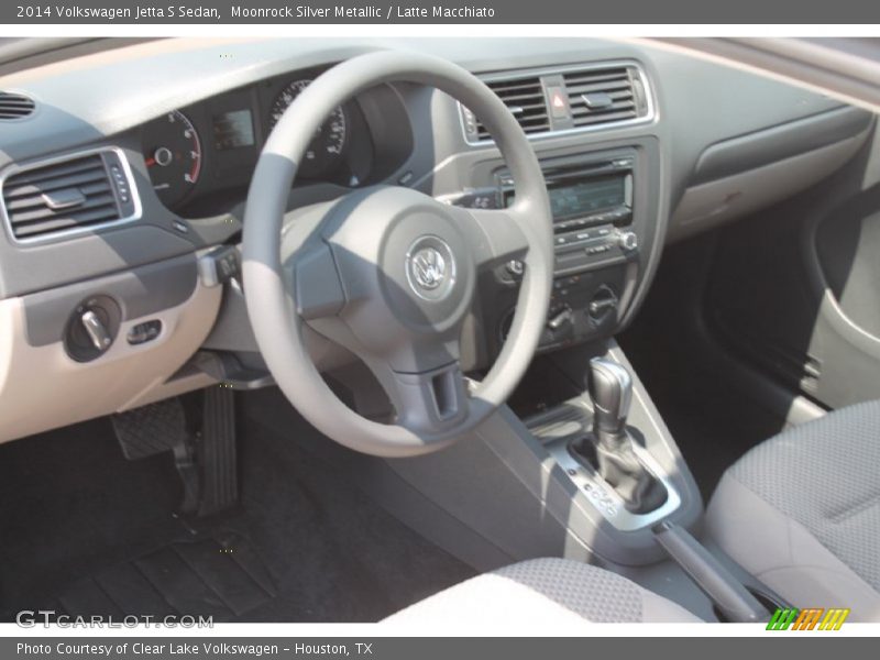 Moonrock Silver Metallic / Latte Macchiato 2014 Volkswagen Jetta S Sedan