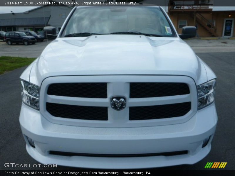 Bright White / Black/Diesel Gray 2014 Ram 1500 Express Regular Cab 4x4