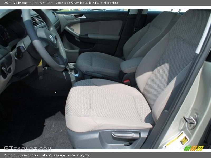 Moonrock Silver Metallic / Latte Macchiato 2014 Volkswagen Jetta S Sedan